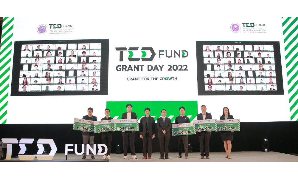 “กระทรวง อว.- TED Fund” ประกาศความสำเร็จการสนับสนุนเงินทุนอุดหนุนแก่ผู้ประกอบการ SMEs และ Startup รุ่นใหม่ เผย ปี 2566 ตั้งเป้าสนับสนุนทุนเพื่อผลักดันธุรกิจเทคโนโลยีและนวัตกรรม วงเงิน 220 ล้านบาท 